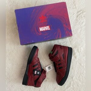 Men’s Marvel x Adidas Forum Sneakers, Guardians of the Galaxy, Star Lord, NIB